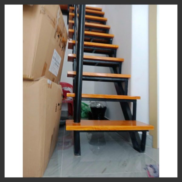 Cầu thang sắt gỗ kết hợp 1 (Sao chép) - Ảnh 4